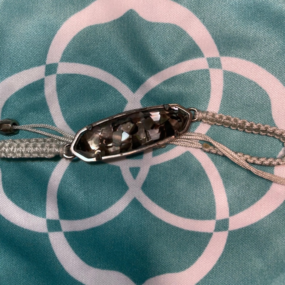 Kendra Scott Light Blue Rope Adjustable Bracelet